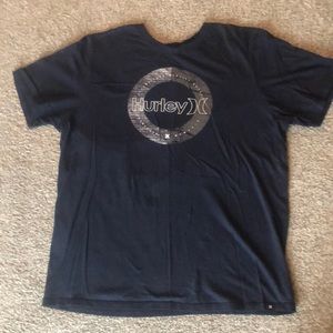 Men’s navy blue Hurley brand t-shirt from Buckle.  Size Large.